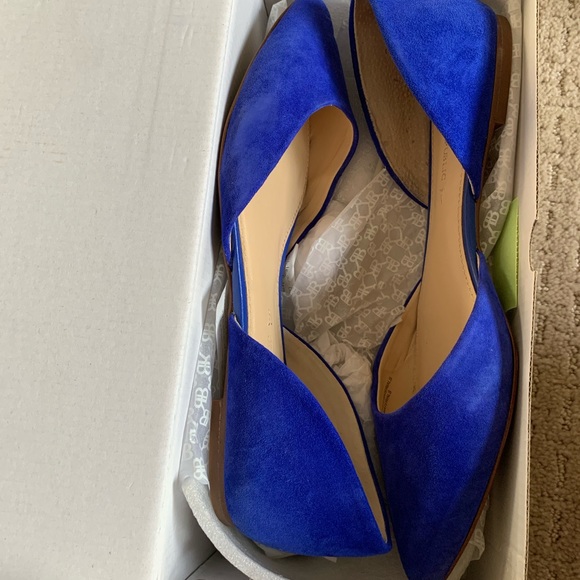 Banana republic Alani flats. Blue suede 8.5 - Picture 1 of 7